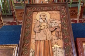 Курганский храм получил в дар икону Матроны Московской