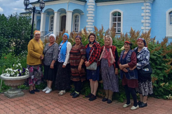 Паломницы из зауральского села Байдары посетили Свято-Казанский Чимеевский мужской монастырь