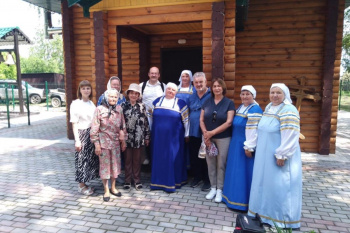 В Зауралье члены сельского отделения СПЖ выступили перед земляками в Троицкую субботу