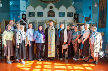 В храме села Гладковское побывали участники педагогического семинара