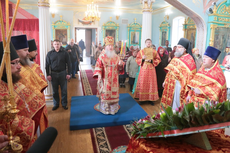 В пятницу Светлой седмицы митрополит Курганский и Белозерский Иосиф посетил Свято-Казанский Чимеевский монастырь