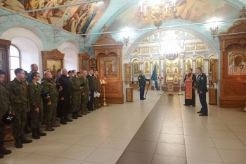 В Богоявленском соборе города Кургана состоялось верстание в казаки