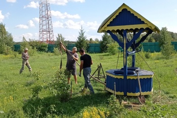 В Зауралье благоустраивают сельский храм