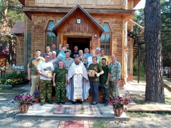 В Курганском храме трудился «пограничный десант милосердия»