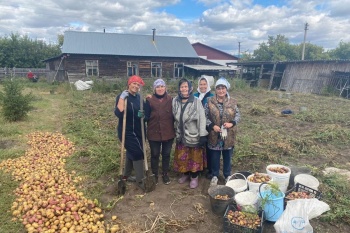 В Зауралье на приходе села Утятское кипит работа