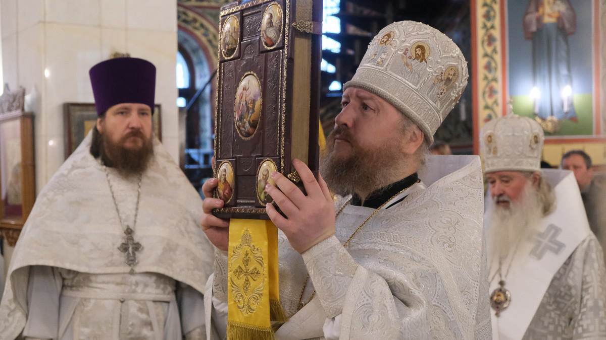 Митрополит Даниил совершил чин отпевания новопреставленных игумена Серафима и схимонахини Иоанны