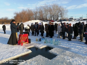 В Южном благочинии Курганской епархии в праздник Крещения организовали три купели