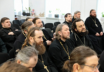 В Курганском епархиальном культурно-просветительском центре прошли встречи с преподавателем Московской Сретенской Духовной академии