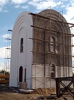 В Троицком соборе города Кургана продолжается возведение колокольни