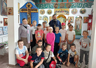Макушинские дети в Яблочный Спас посетили храм