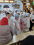 На приходе Покрова Пресвятой Богородицы города Кургана провели детский пасхальный праздник
