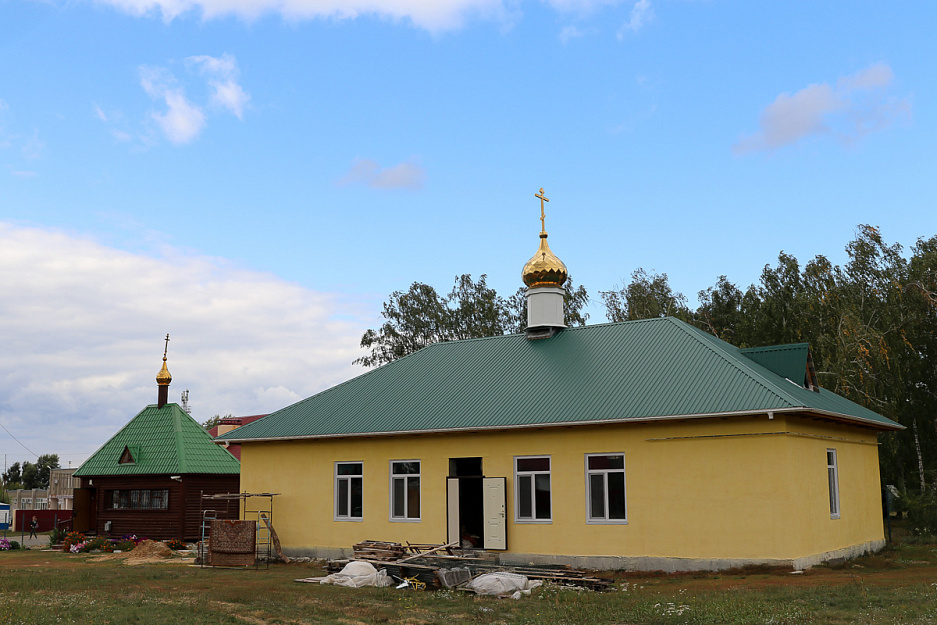 Продолжается строительство храма Матроны Московской города Кургана