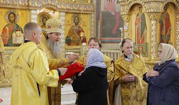 Литургия в день памяти свт. Агафангела исп., митр. Ярославского