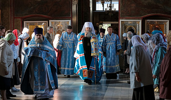 Литургия в день собора Московских святых