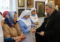 Мощи преподобного Сергия Радонежского побывали в социальных и медицинских учреждениях Кургана