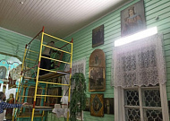 В храме села Боровлянка началась подготовка к празднику святой Пасхи