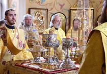 В главном соборе Кургана отметили престольный праздник всего Зауралья и тезоименитство архипастыря