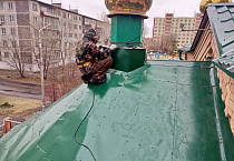 В курганском храме завершили  ремонт крыши