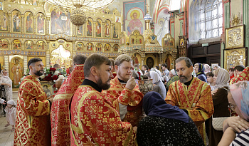 Литургия в день обре́тения мощей блгв. кн. Даниила Московского