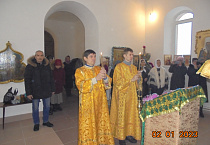 В храме села Межборное возобновились богослужения