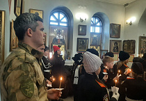 В Пантелеимоновском храме прошло патриотическое мероприятие в память о великом русском полководце