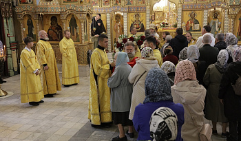 Воскресная Литургия в Александро-Невском соборе Кургана