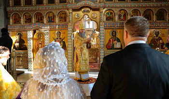 Венчание Михаила Мачушкина и его супруги Елены