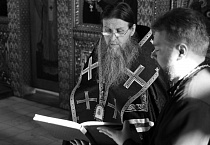 В первый день Великого поста митрополит Даниил молился в Александро-Невском соборе Кургана
