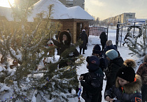 В курганском храме прошёл детский рождественский праздник