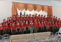 Священник принял участие в посвящении юнармейцев в селе Половинное