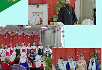 Священники прихода села Половинное посетили песенный вечер «Светлое Рождество»