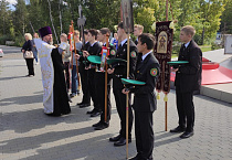 Курганские кадеты начали новый учебный год молебном в гарнизонном храме 