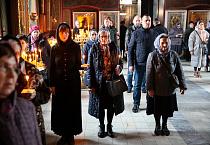 Воскресным вечером в Александро-Невском соборе Кургана прошла третья Великопостная пассия