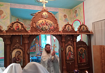 В курганском больничном храме иконы Богородицы «Всецарица» прошла «сестринская» Литургия