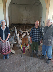 В Георгиевском храме села Рассвет начали уборку внутренних помещений