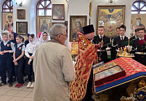 Зауральские авиаторы передали в курганский храм новую икону