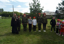 В селе Гладковское Притобольного района священник провел открытый урок
