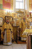 Литургия в день памяти свт. Агафангела исп., митр. Ярославского