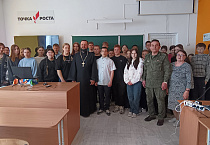 Зауральский священник поговорил о нравственности с учениками школы села Лопатки