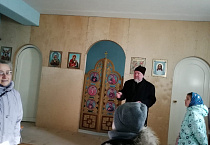 В Кургане воспитанники, педагоги и родители воскресной школы «Покров» помолились небесному покровителю