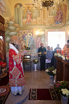 Праздничная Литургия в Верхнетеченском женском монастыре