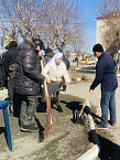 В Кургане продолжает действовать православный  благотворительный проект «Сквер Милосердия» – территория добрых дел»