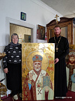 Храму села Глядянское подарили новые иконы