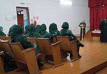 В пасхальные дни в исправительных учреждениях Курганской области прошли праздничные богослужения