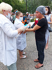 В «Сквере Милосердия» прошла акция «СТОП, коронавирус!» 