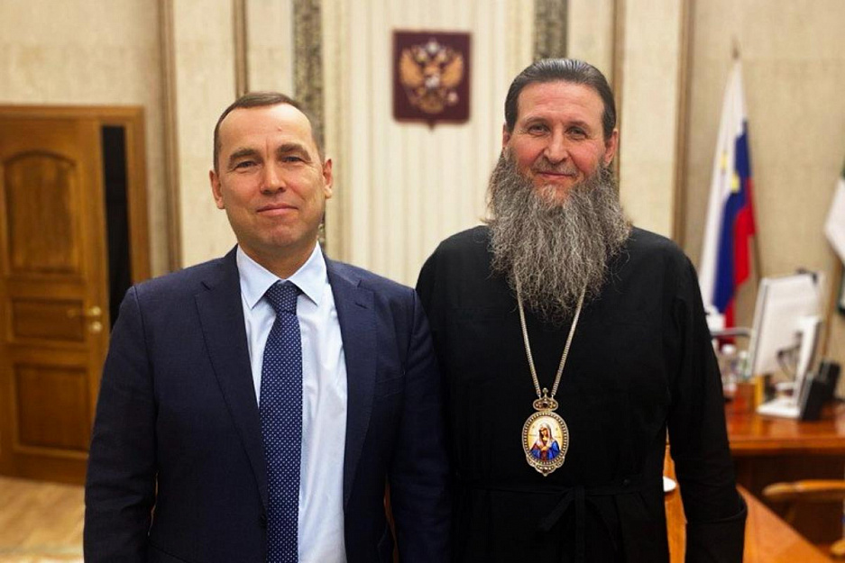 Митрополит Даниил и Вадим Шумков провели традиционную рабочую встречу