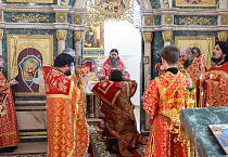 Митрополит Даниил совершил архипастырский визит в село Частоозерье 