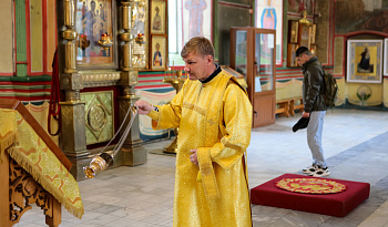 Литургия в день Иконы Божией Матери Боголюбская