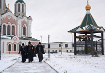 Митрополит Даниил впервые посетил Успенский Далматовский монастырь