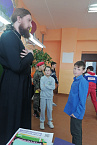 Утятский священник  провёл урок для ребят из нагорской школы